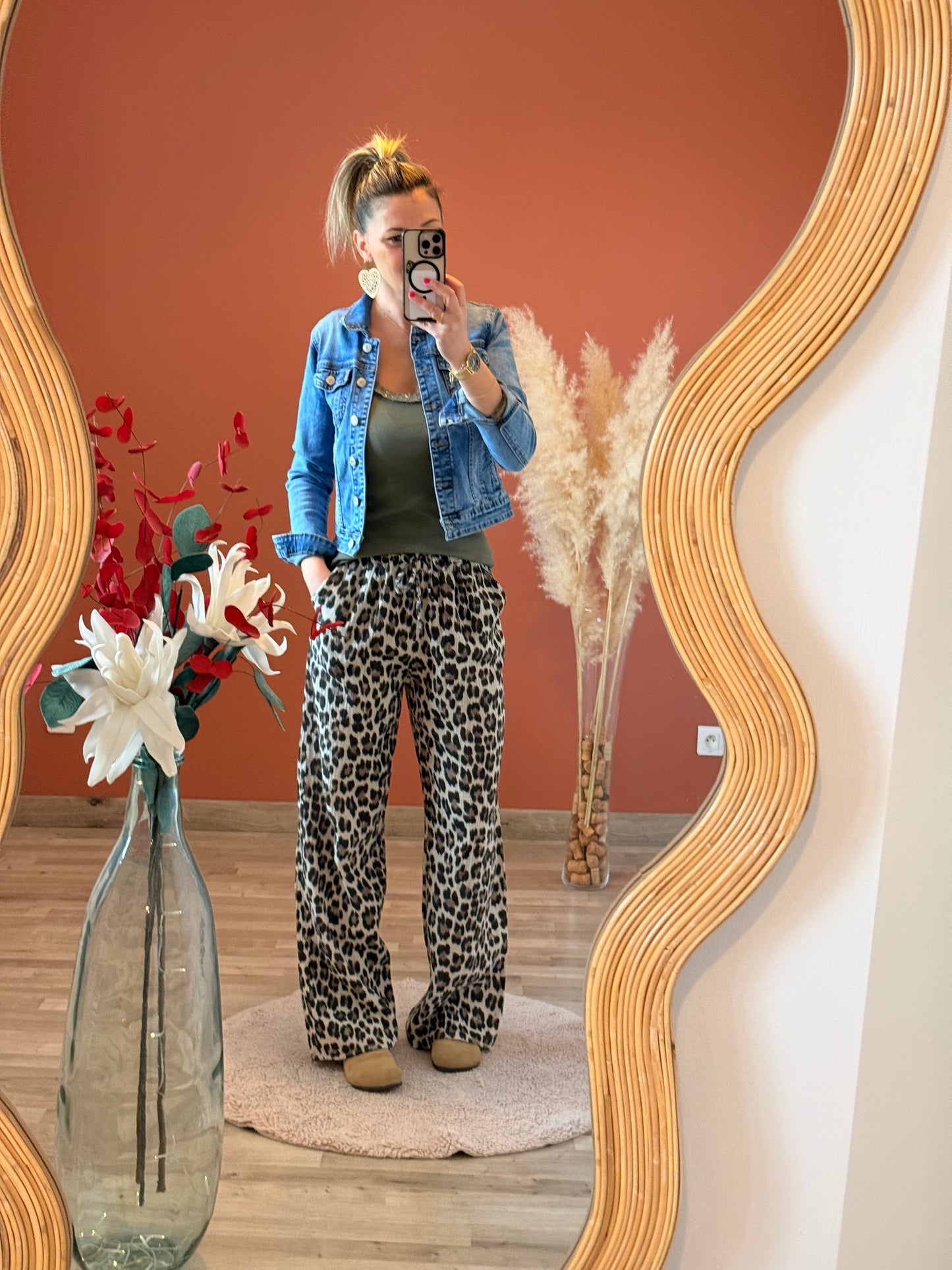 Pantalon gaz de coton Rio 🐆