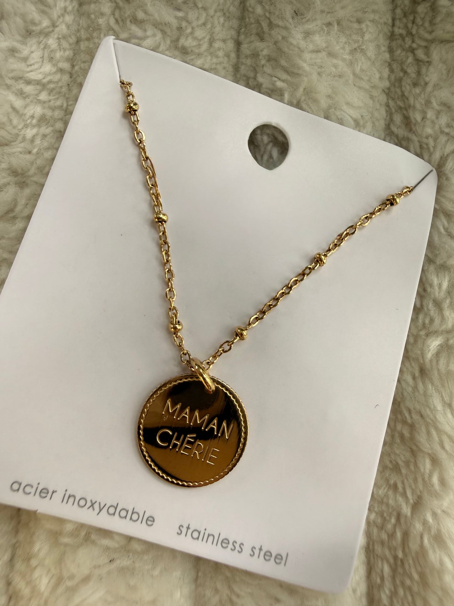 Collier Maman chérie 🫶