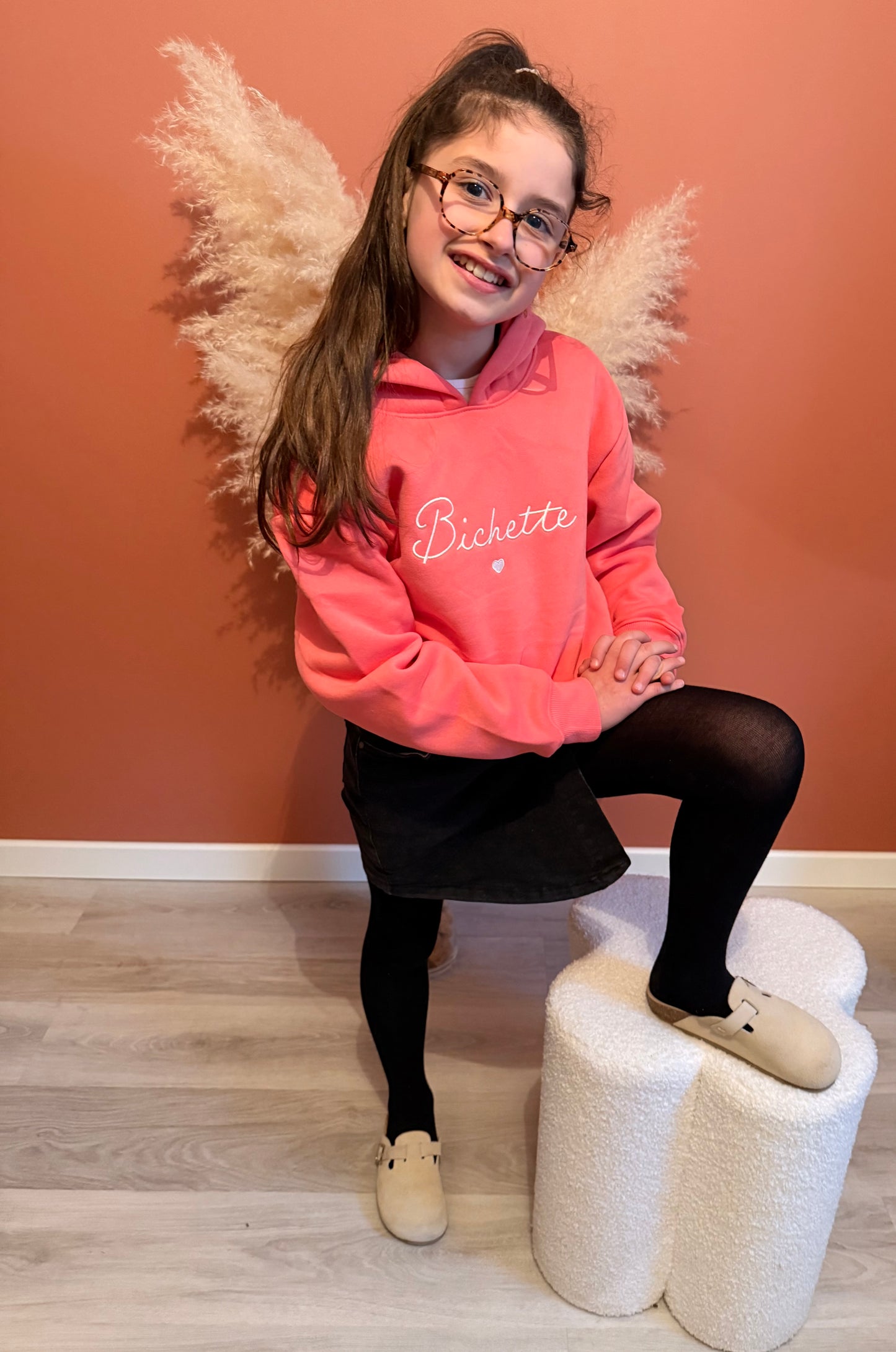 Sweat à capuche matchy matchy Bichette 👧