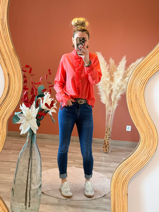 Chemise froufrou Solea 🧡