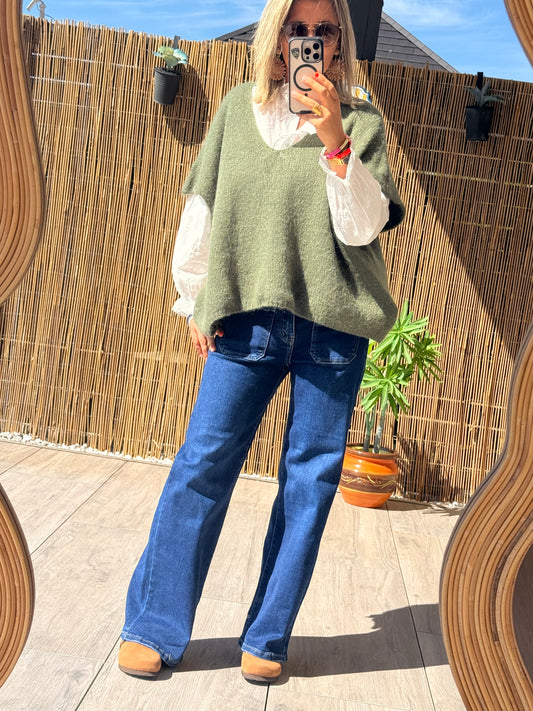 Pull sans manches