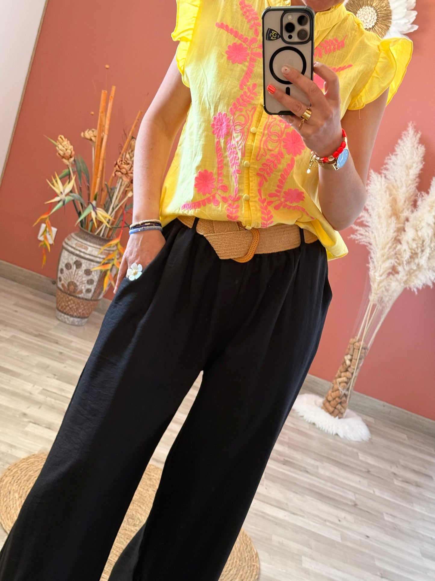 Pantalon uni Fabien
