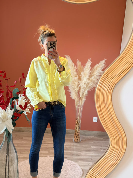 Chemise à volant Laura 💛
