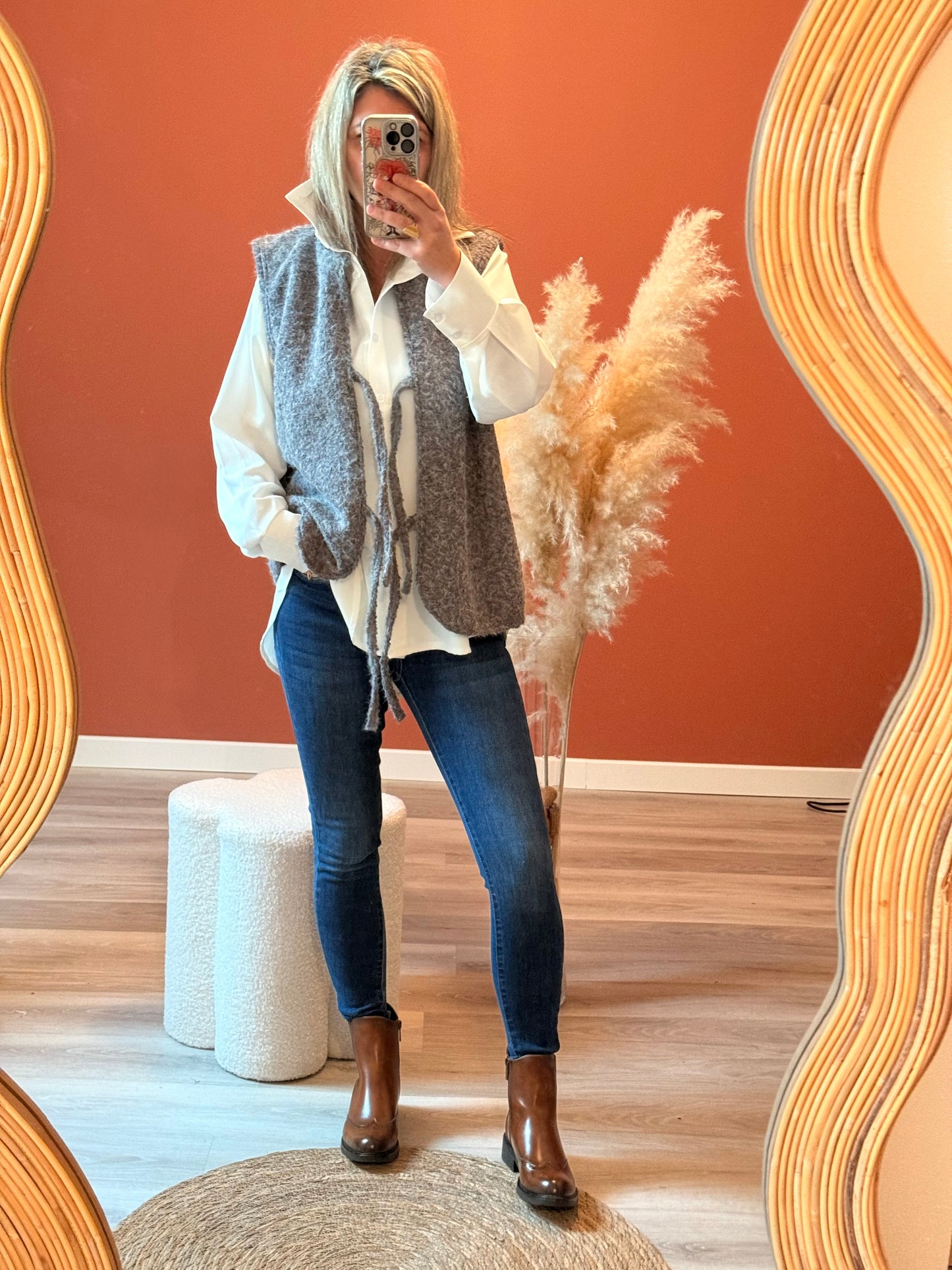 Gilet sans manches à noeud Milla  🪢