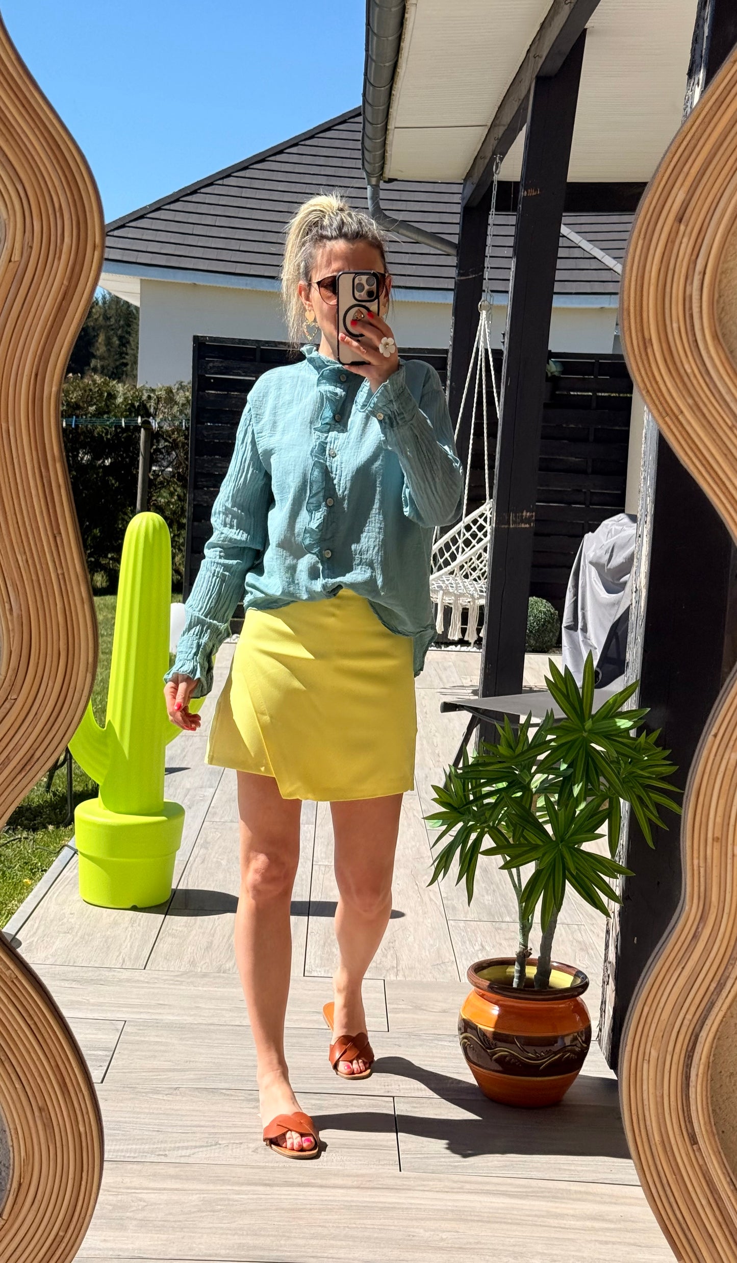 Chemise froufrou Soléa