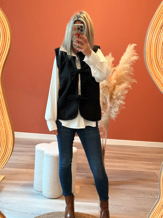 Gilet sans manches à noeud Milla  🪢