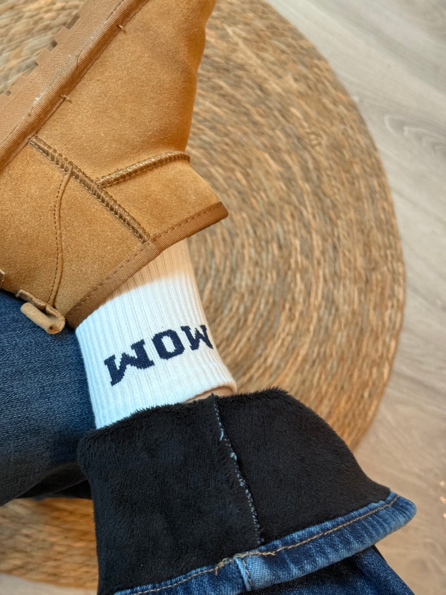 Jeans 90’s intérieur polaire