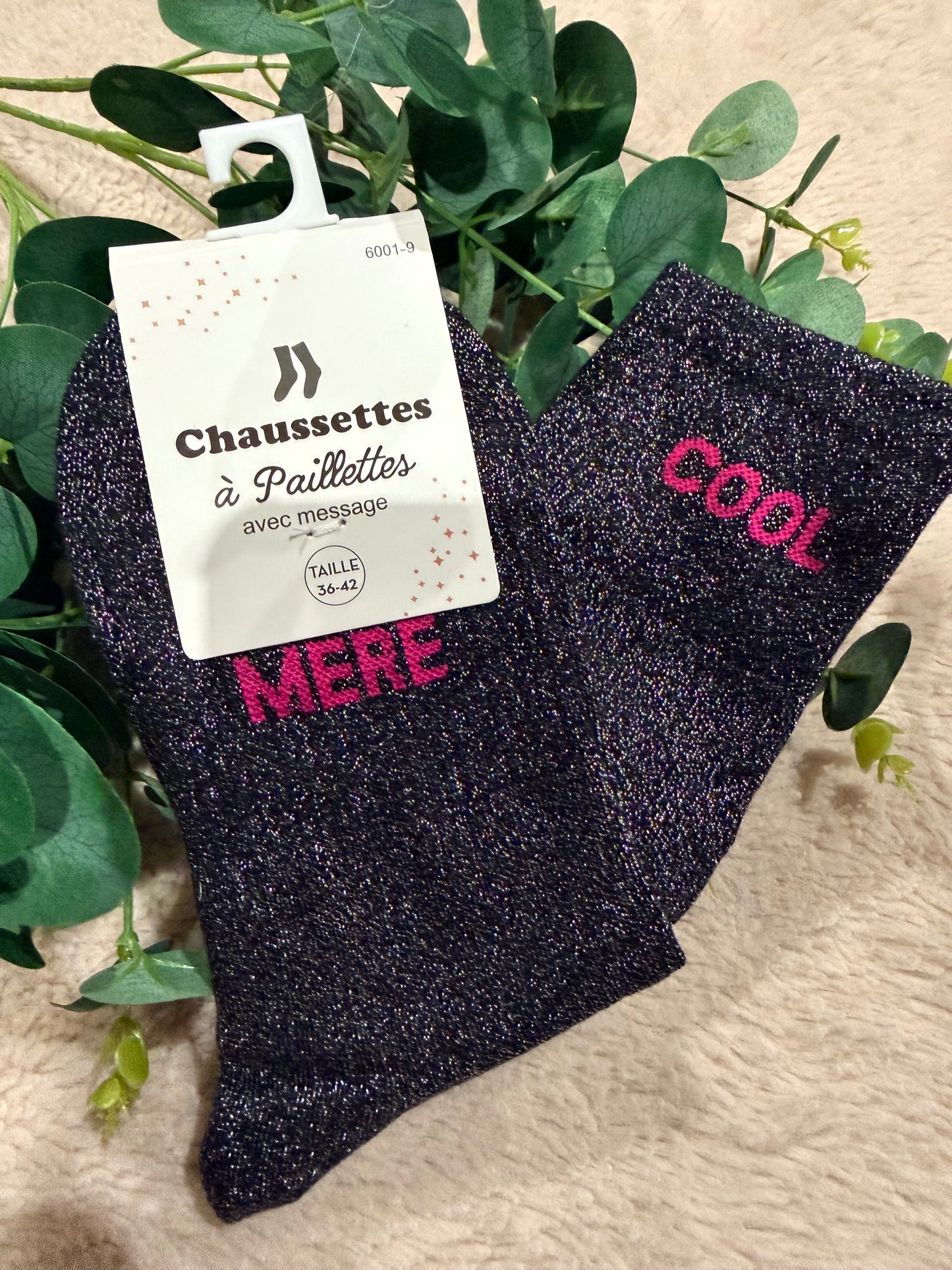 Chaussette paillette Mère cool