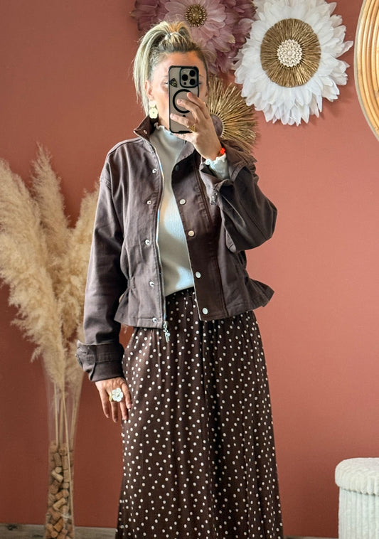 Manteau en jean Léon