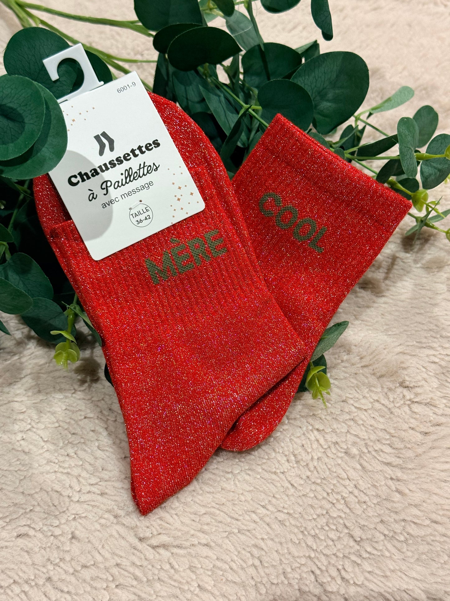 Chaussette paillette Mère cool