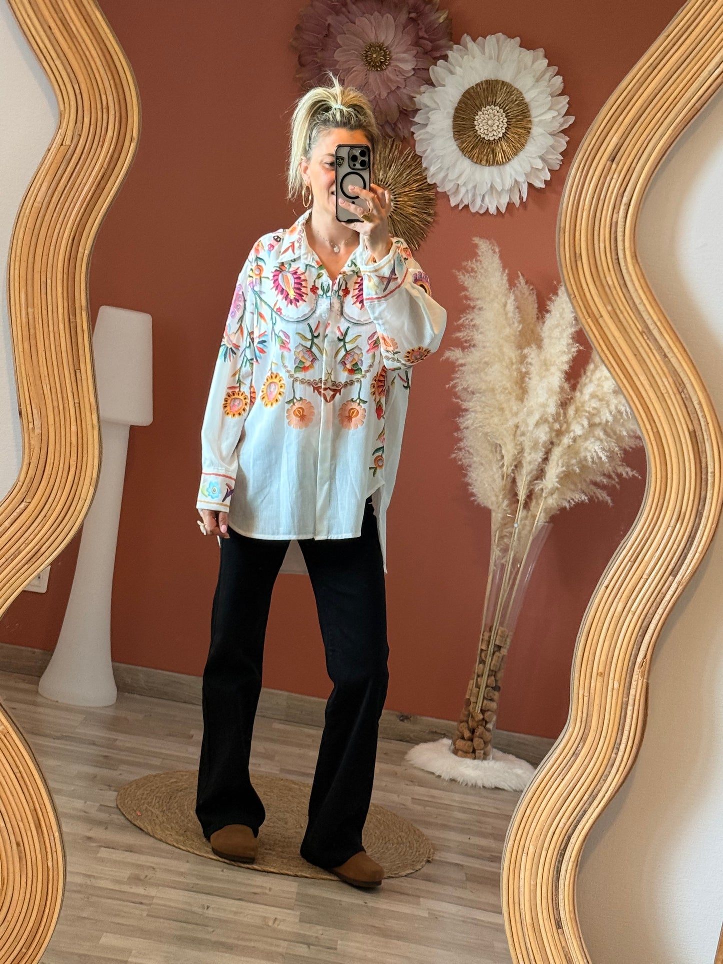 Chemise imprimée Lila