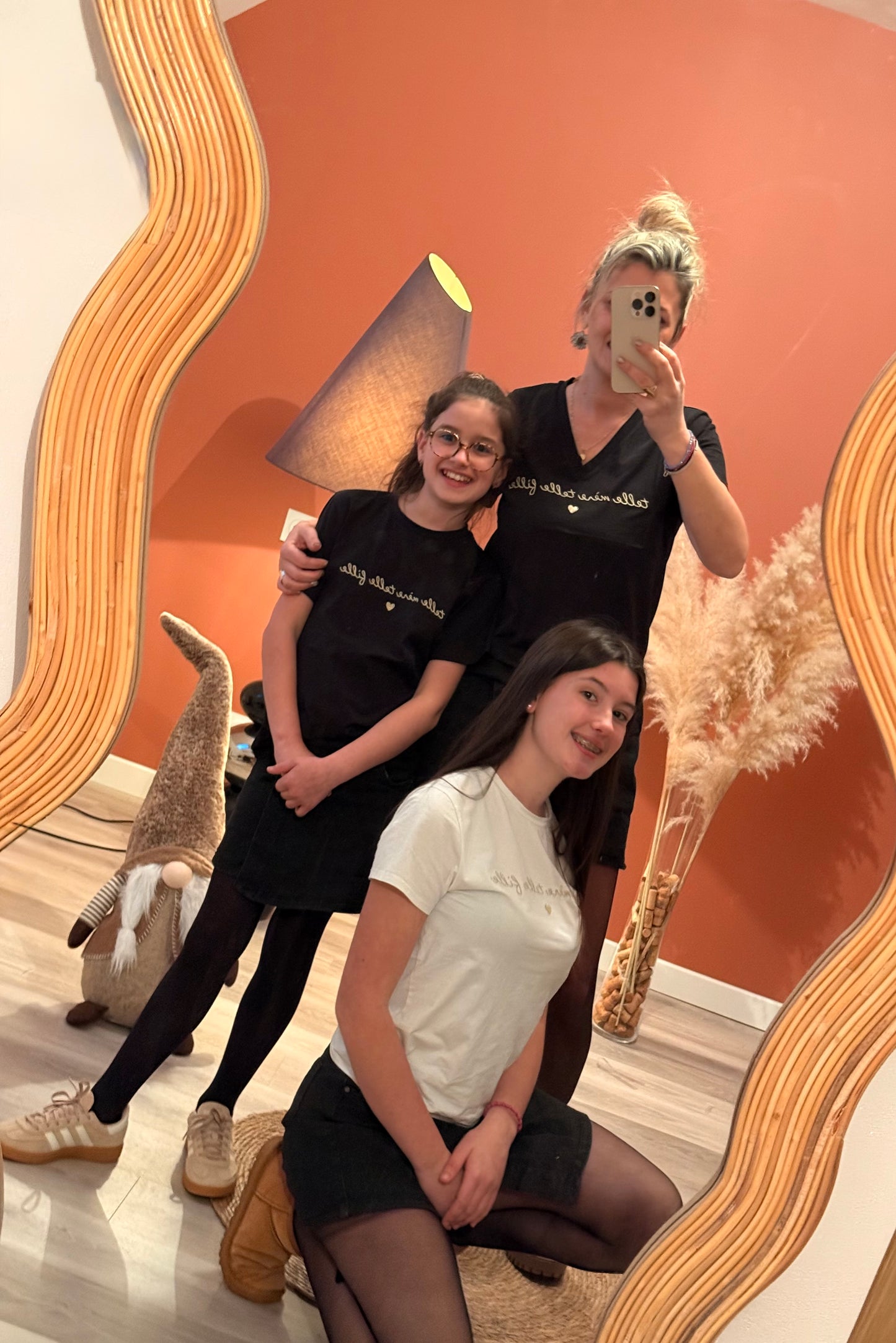 Tee shirt enfant telle mère telle fille  👧