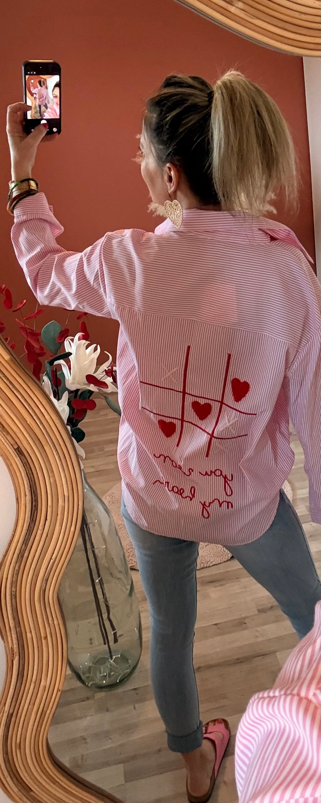 Chemise You won, my heart 🩵🩷