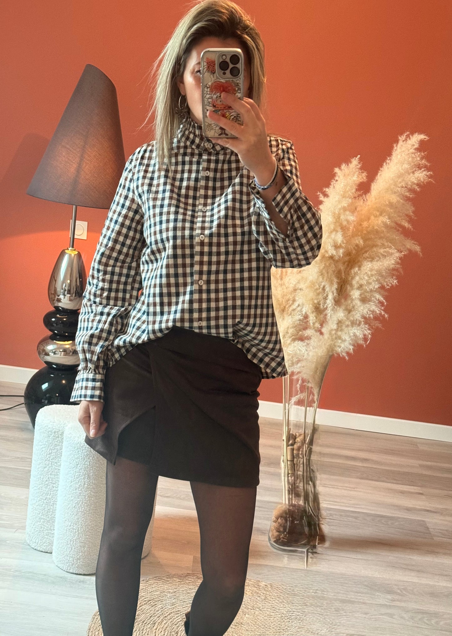 Chemise à carreaux Naya