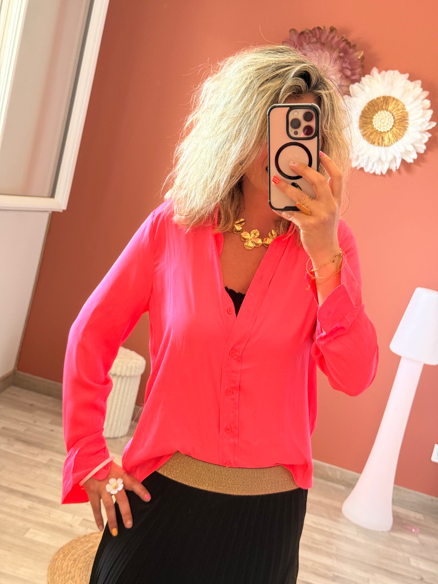 Chemise fluo Talia