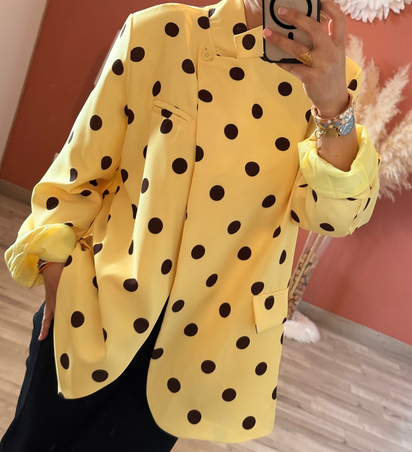 Blazer à pois