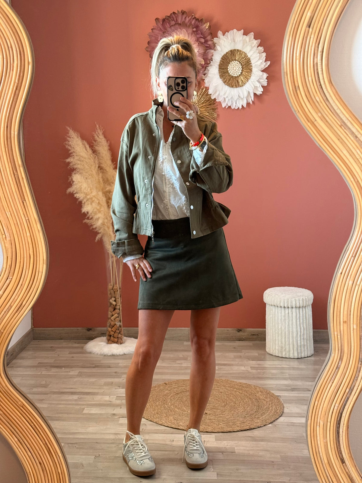 Manteau en jean Léon