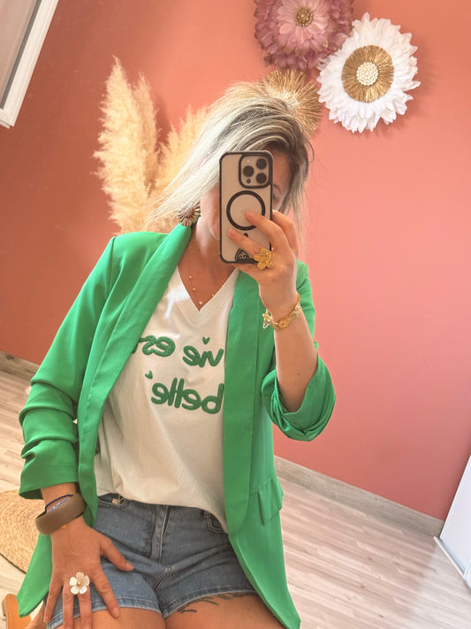 Tee shirt la vie est belle