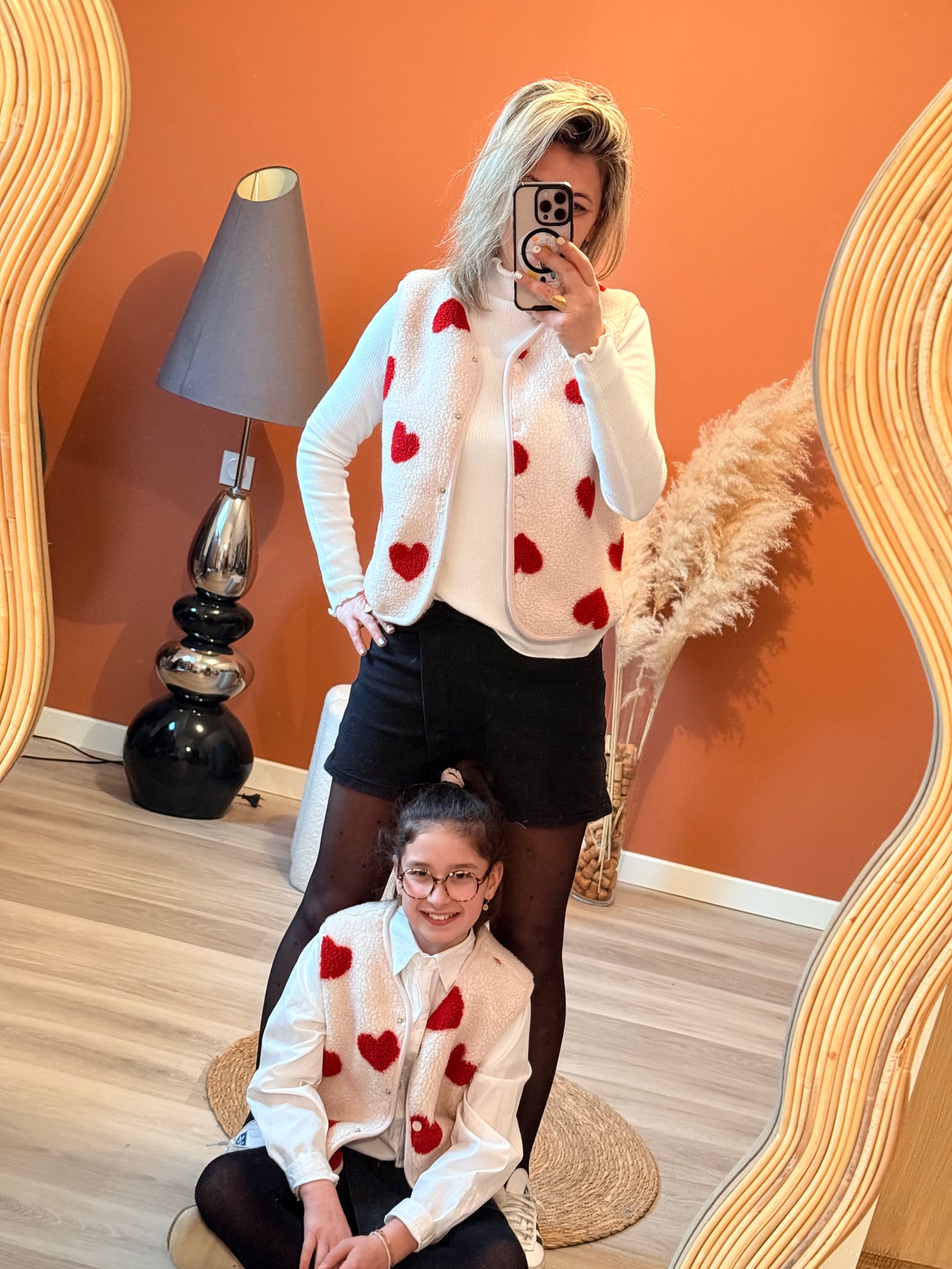Gilet à cœur Enfant 👧