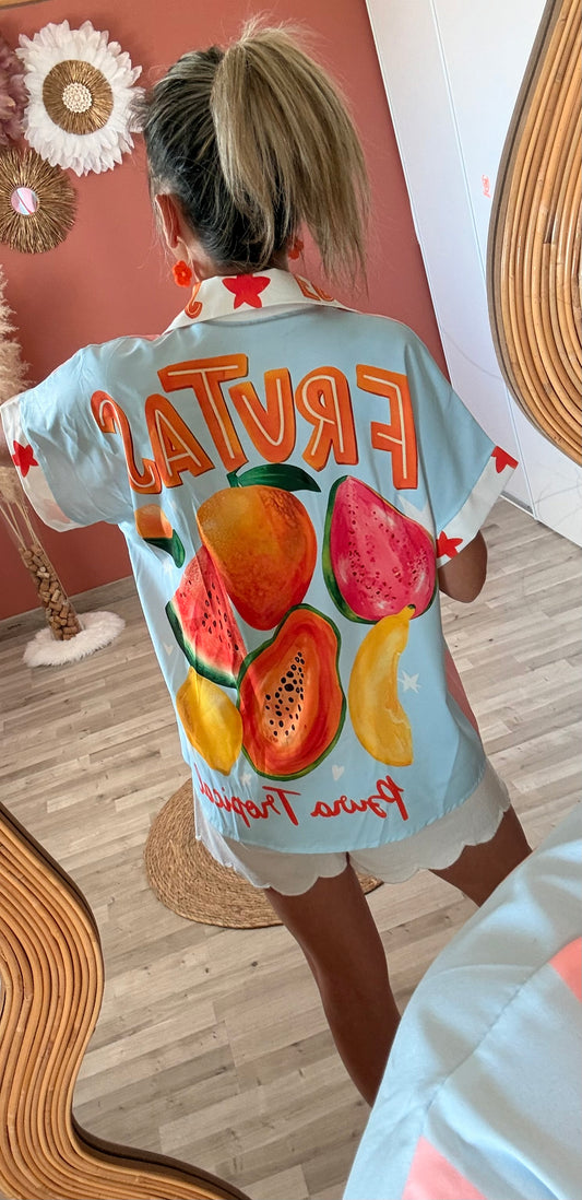Chemise imprimée Ciao Bella