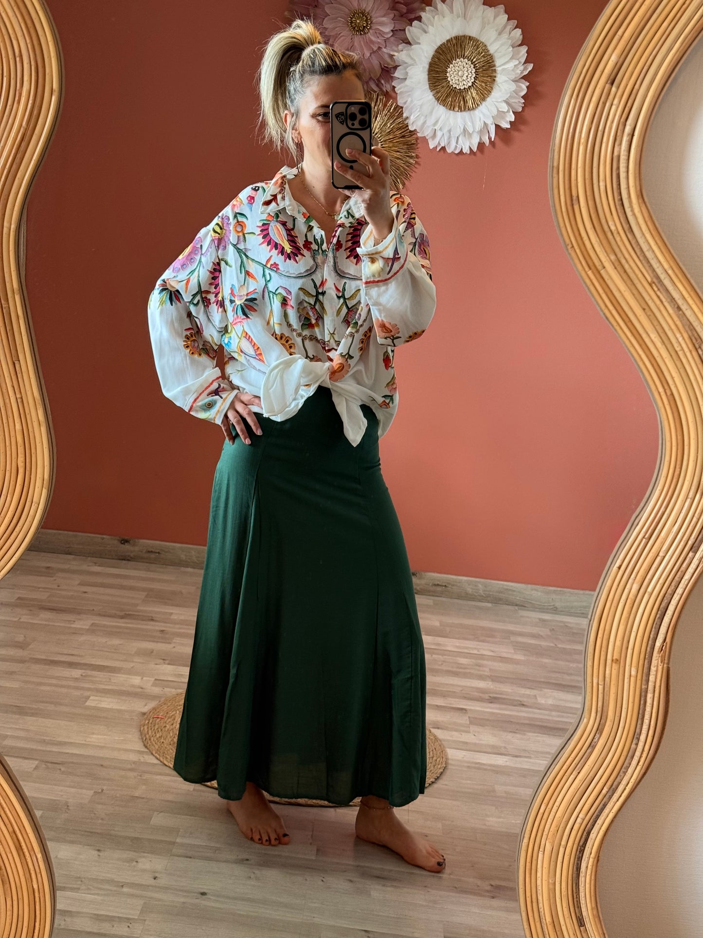 Chemise imprimée Lila