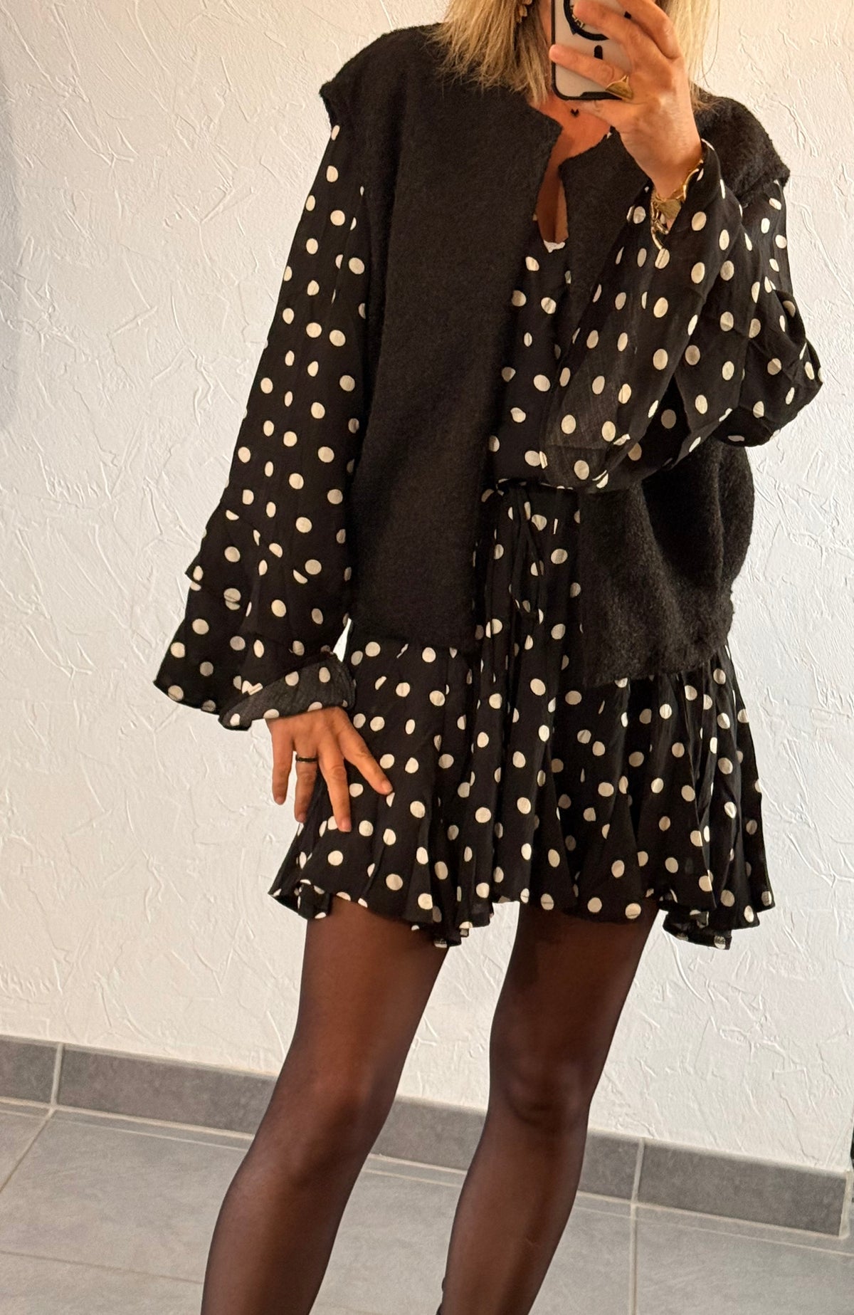 Robe à pois