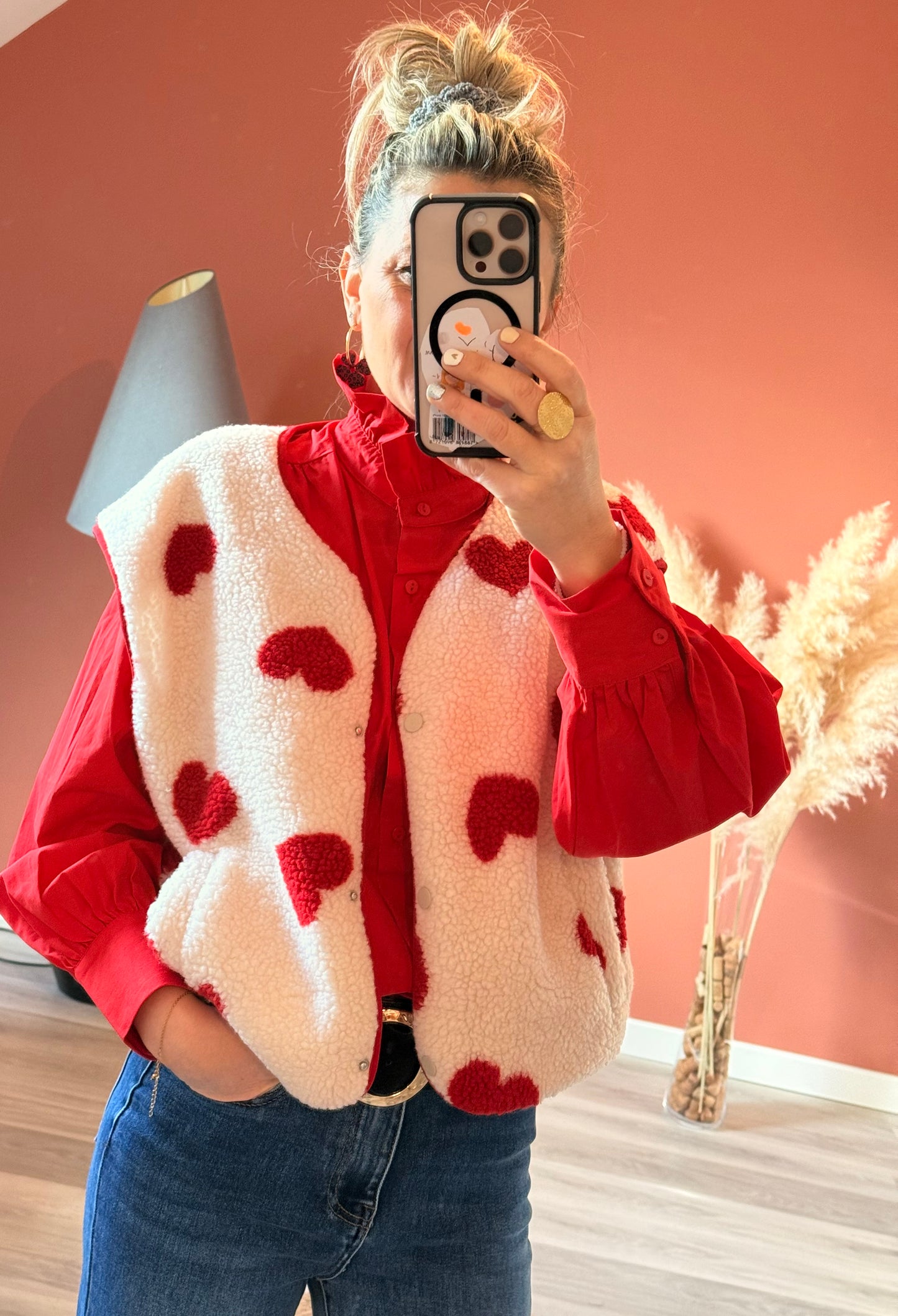 Gilet sans manches cœur ❤️