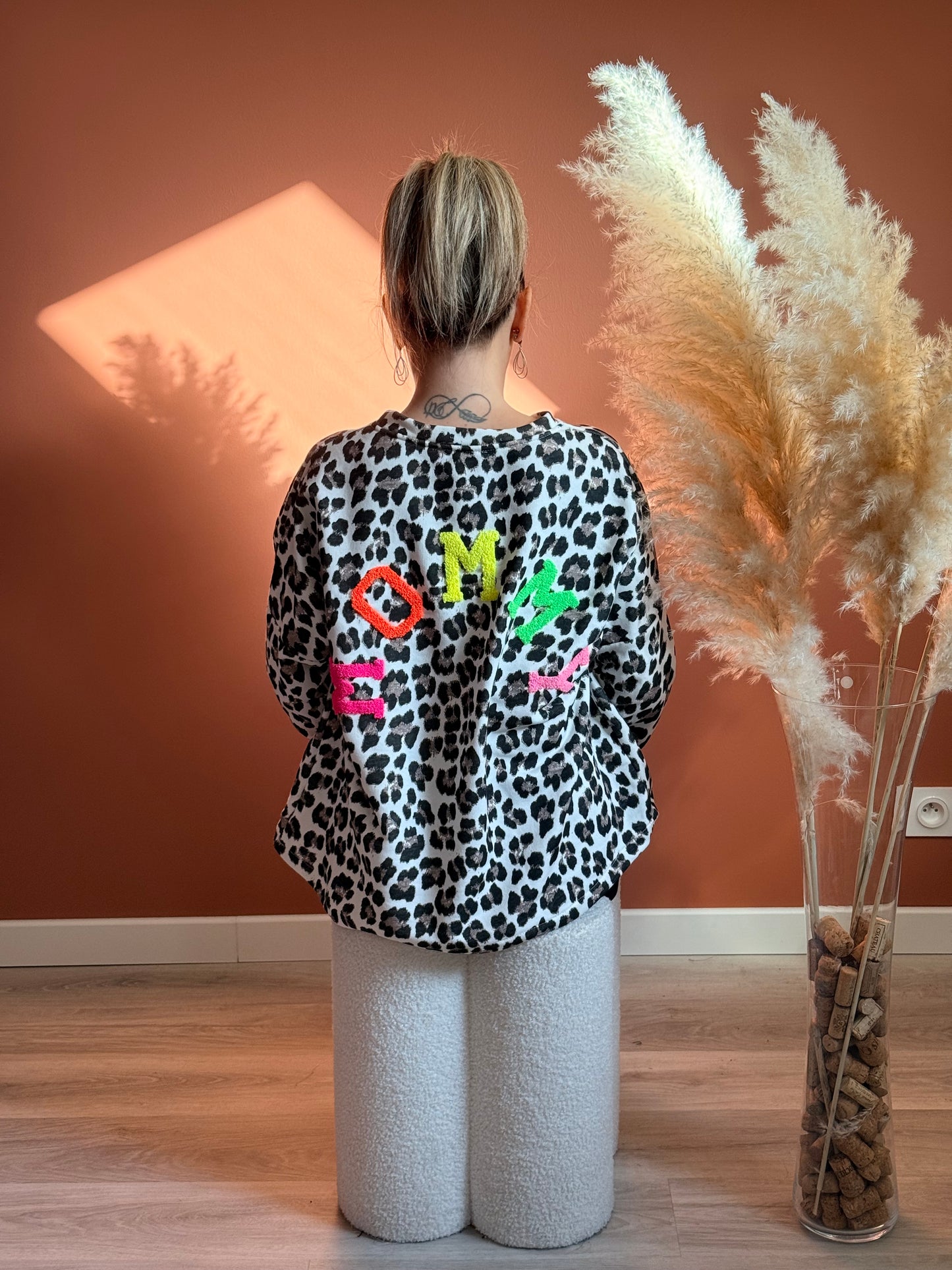 Sweat léopard Mommy
