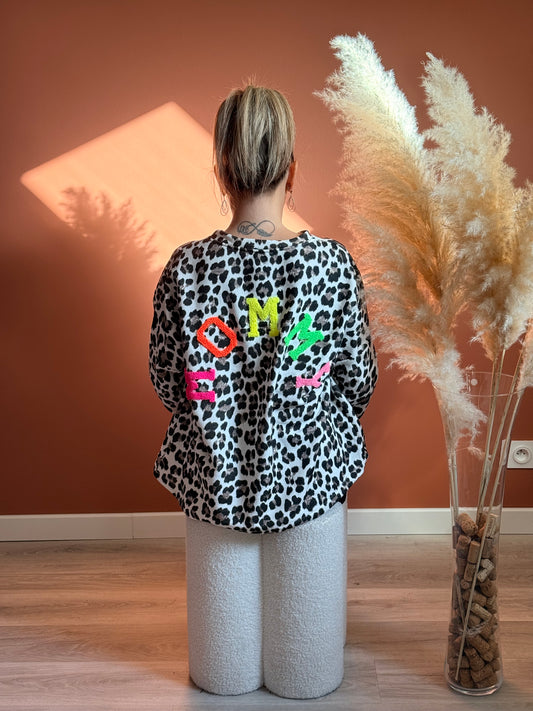 Sweat léopard Mommy