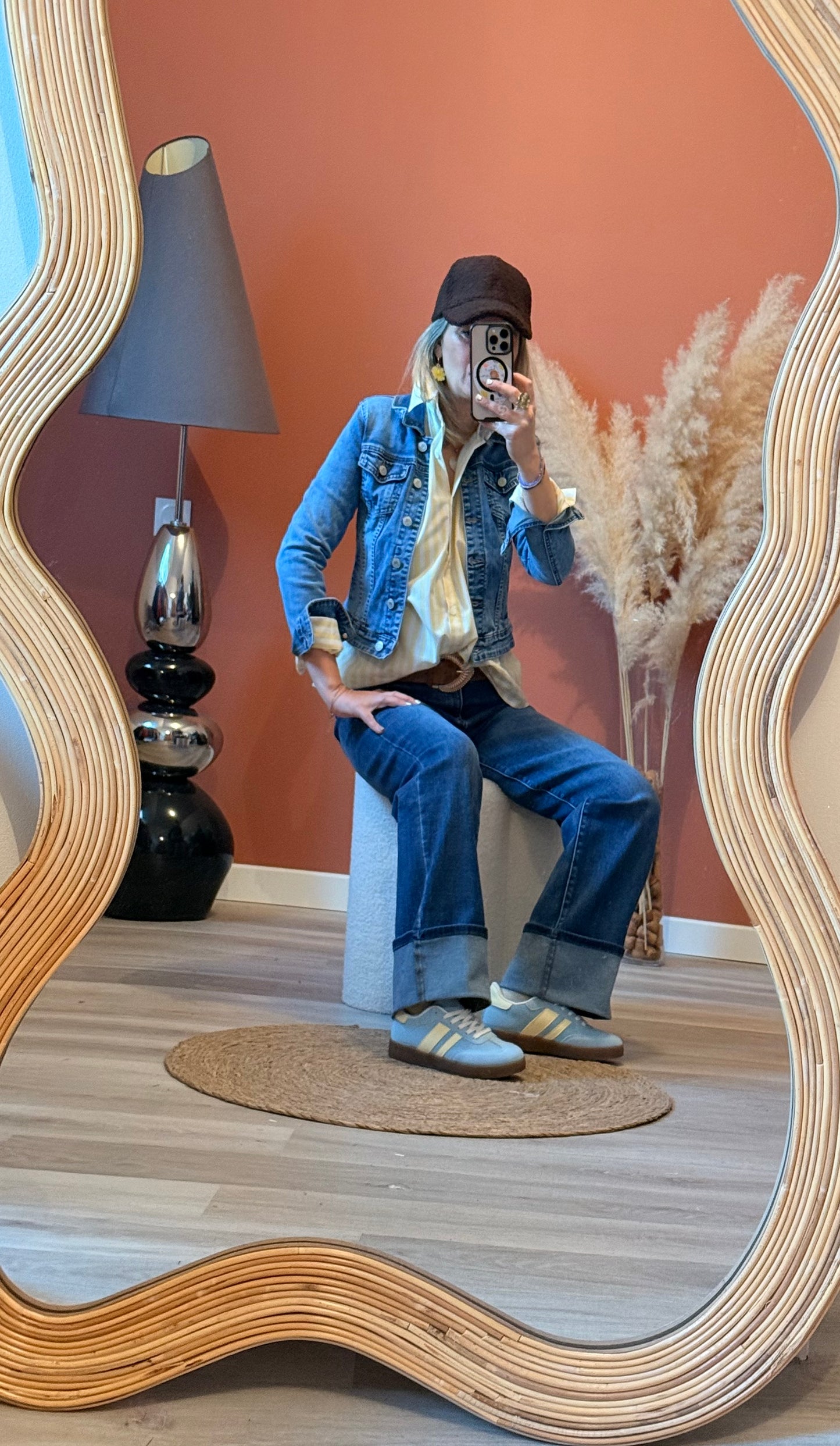 Veste en jeans cintré