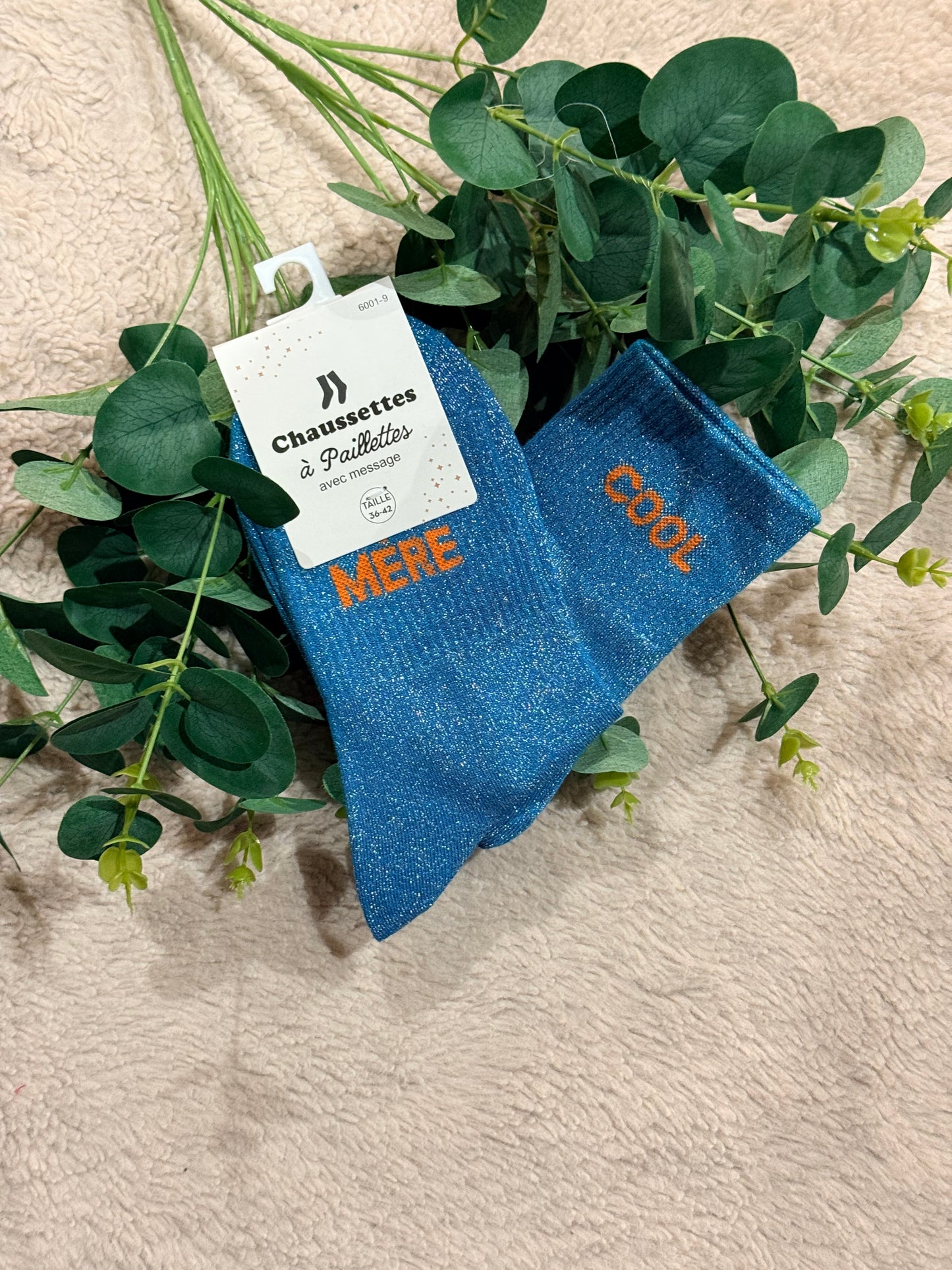 Chaussette paillette Mère cool