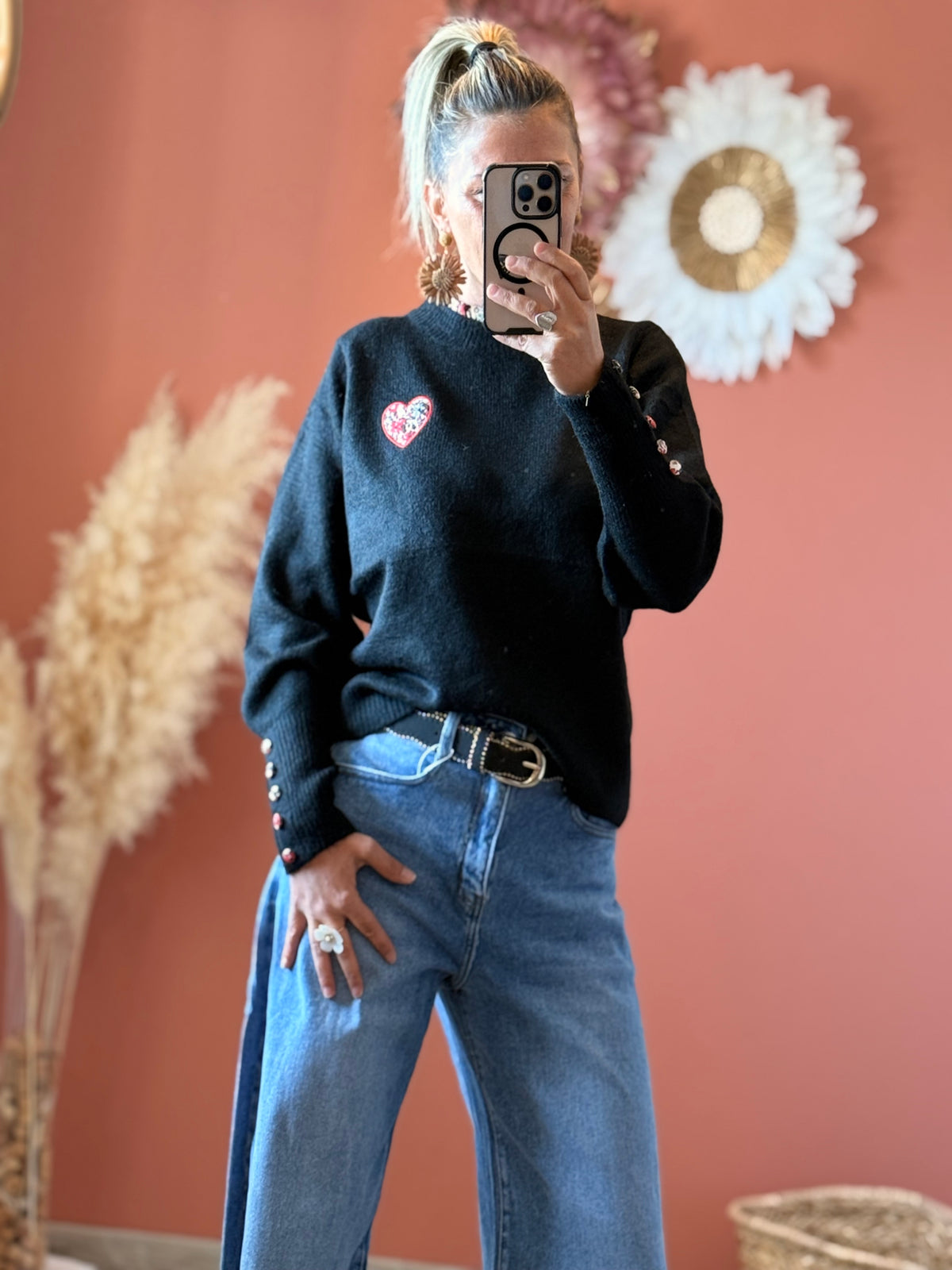 Pull cœur Nina