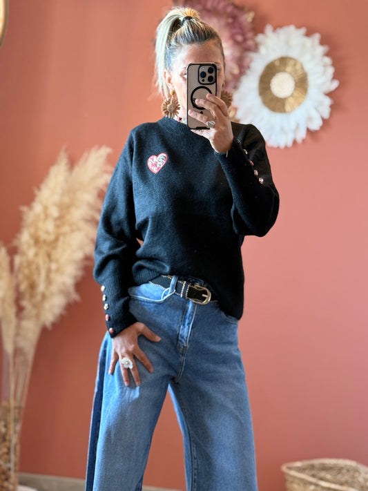 Pull cœur Nina