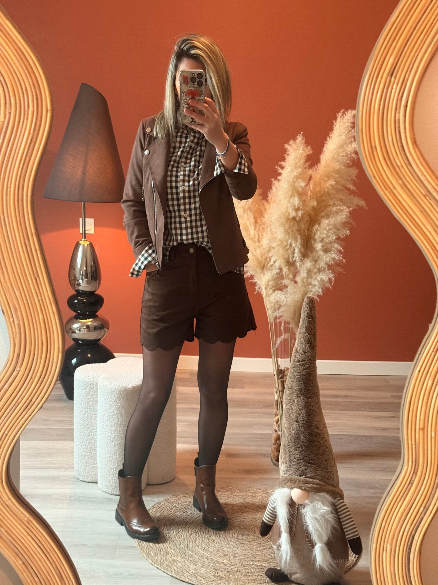 Chemise à carreaux Naya