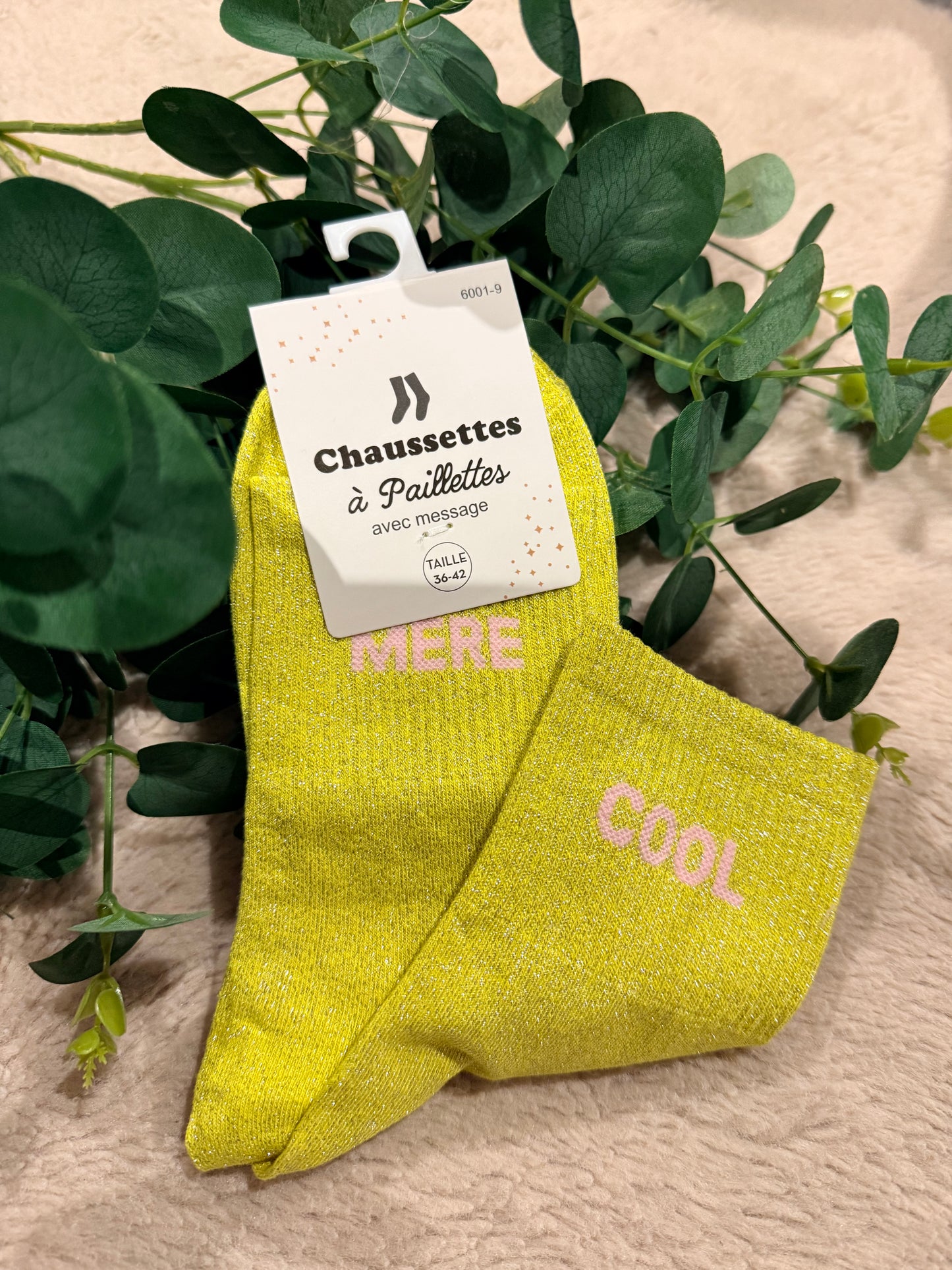Chaussette paillette Mère cool