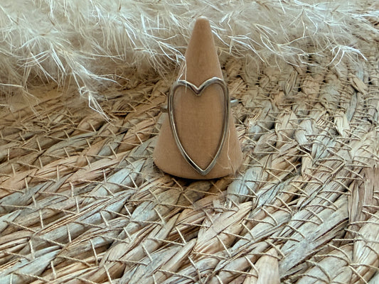 Bague cœur 🤍