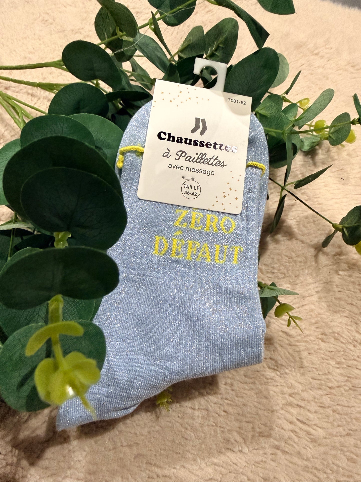Chaussette à paillettes Zéro défaut 😁