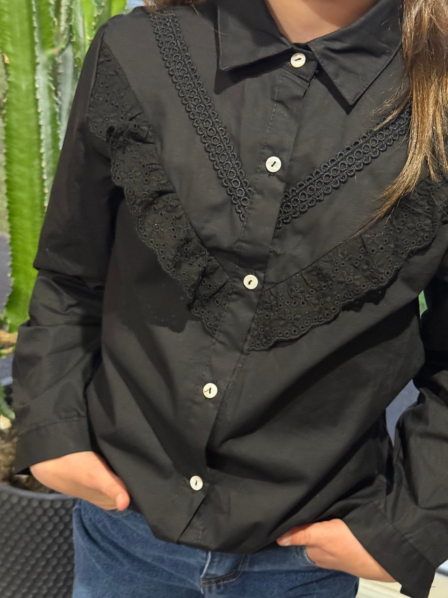 Chemise noir Isée 🖤