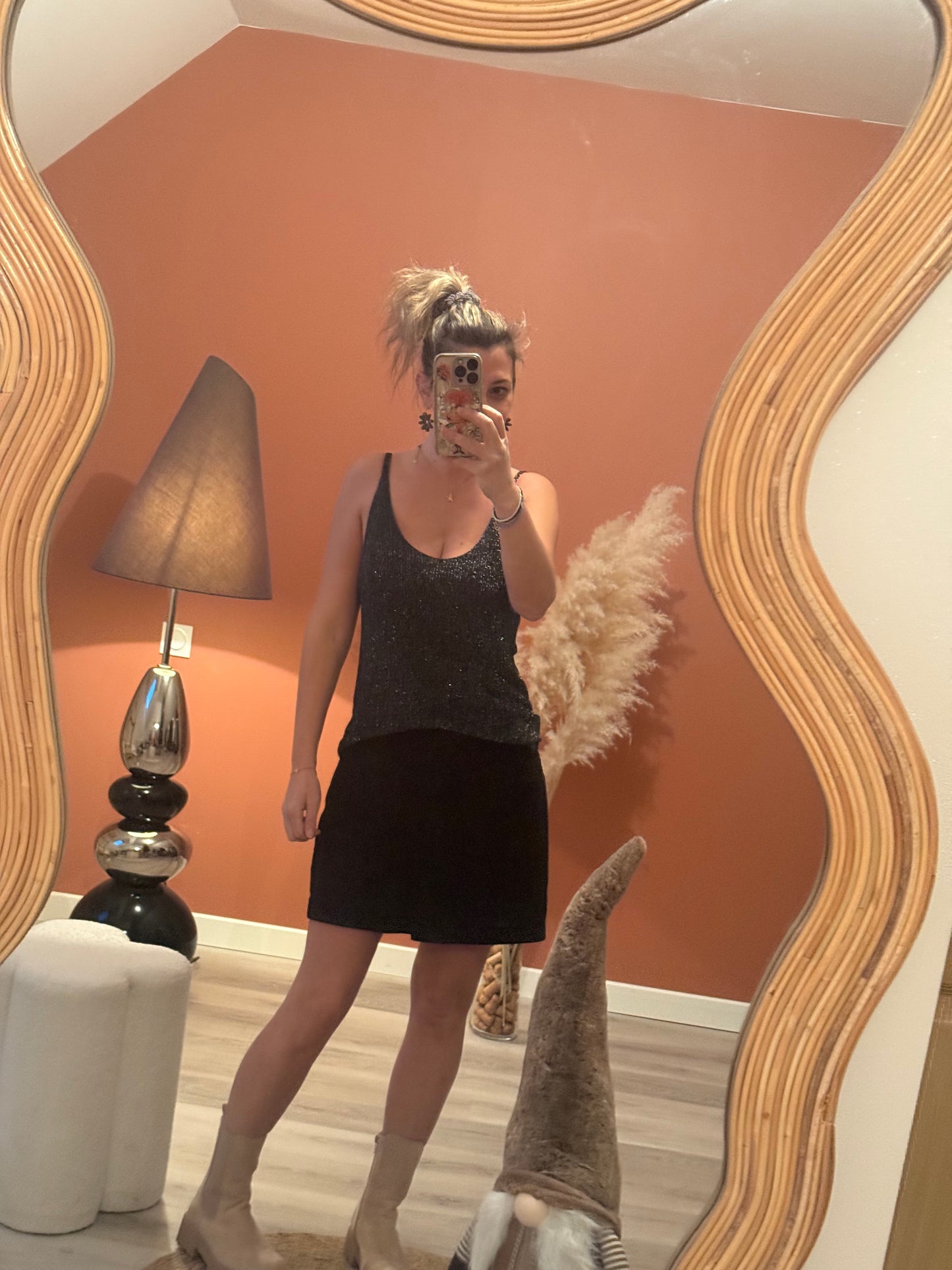 Débardeur Luc paillettes