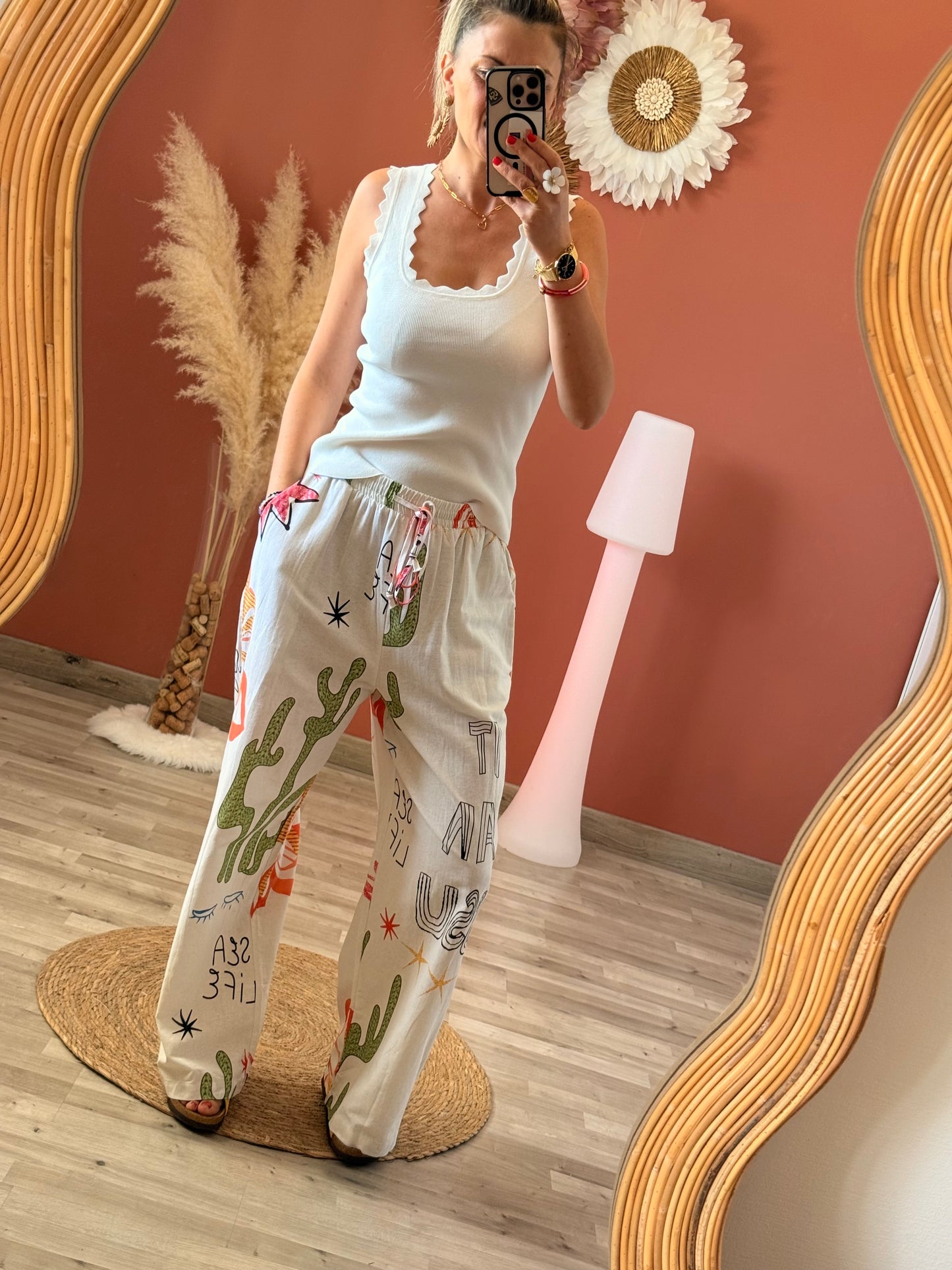 Pantalon imprimé