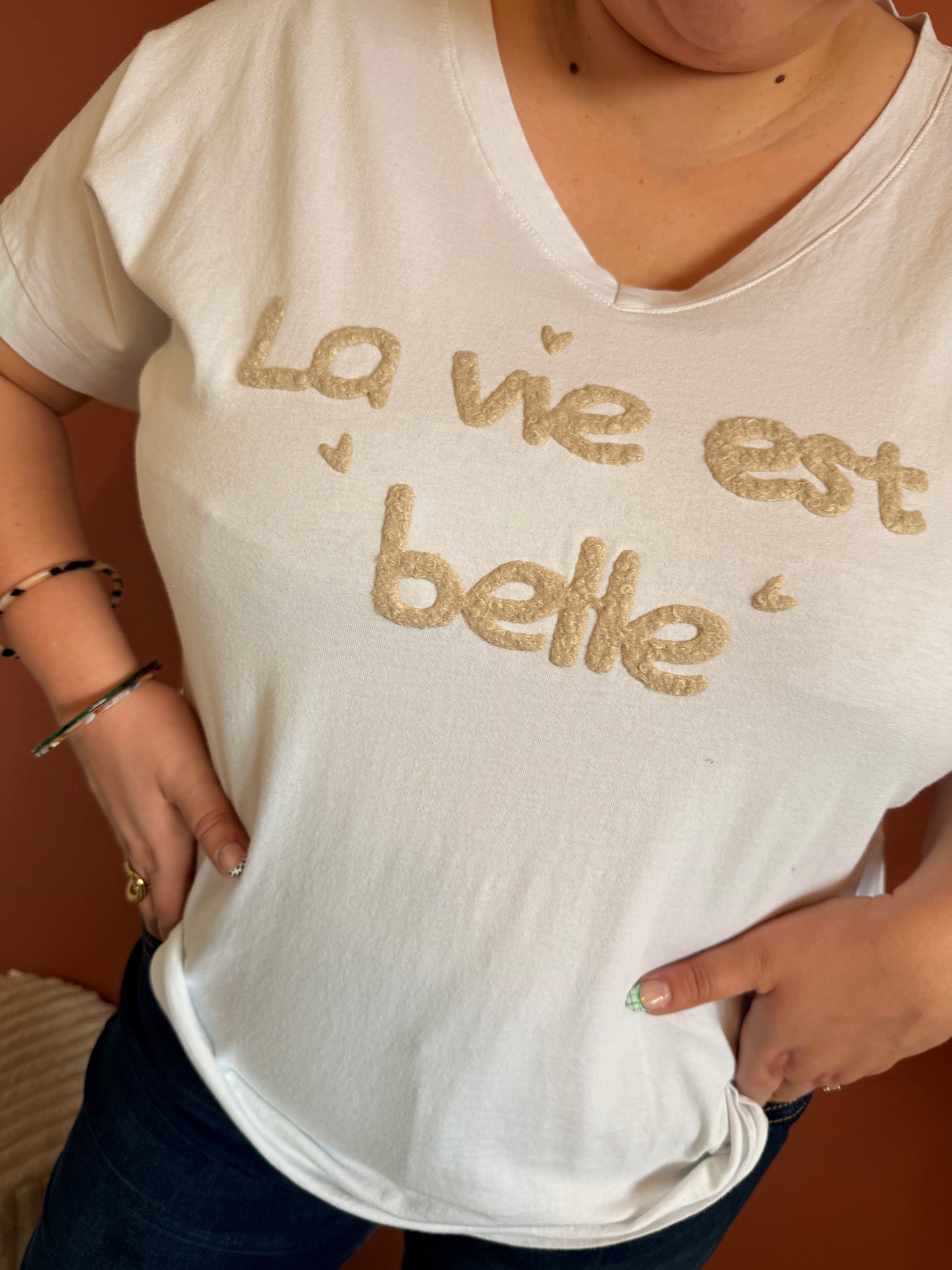 Tee shirt la Vie est belle PULPEUSE 🫶