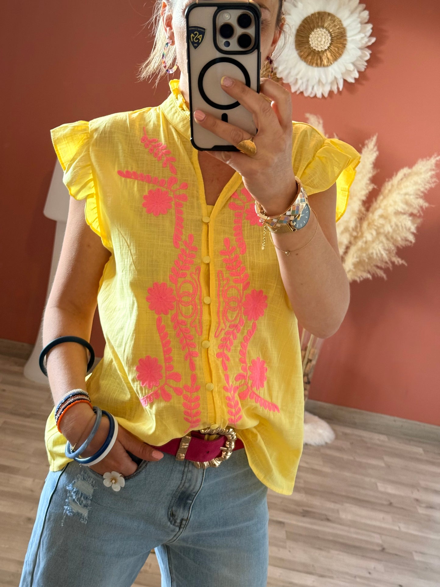 Blouse broderie Manon 💛