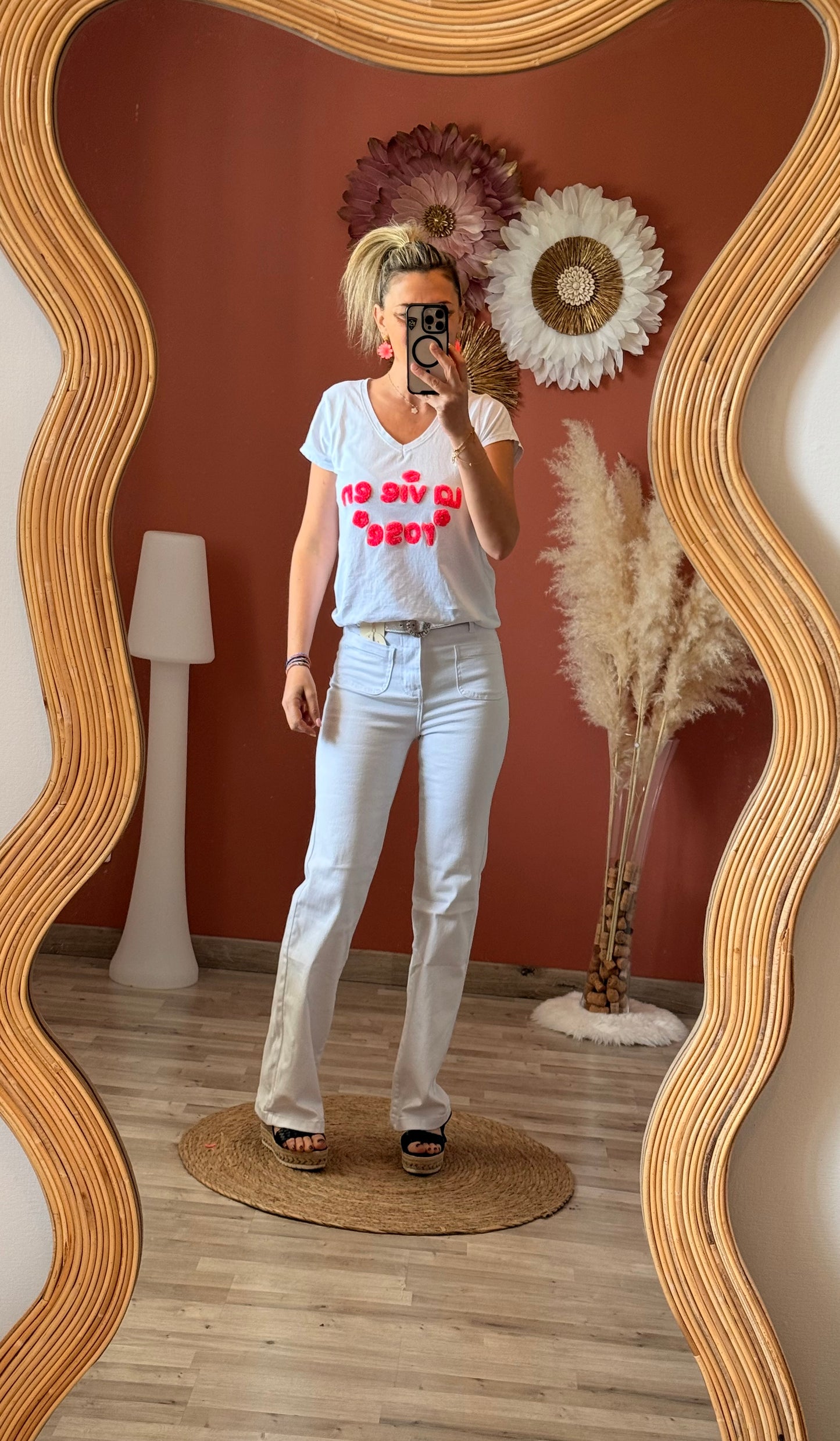 Tee shirt la vie en rose