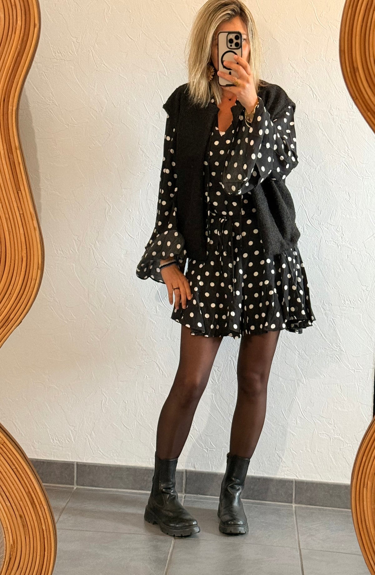 Robe à pois
