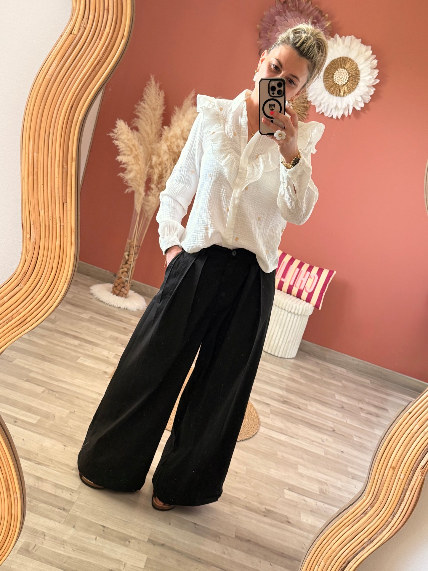 Chemise cœur 🤍💛