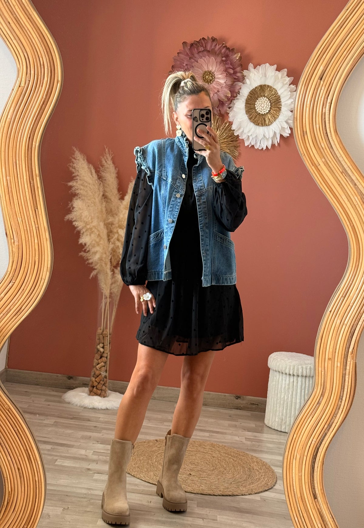 Robe à pois Steph 🖤