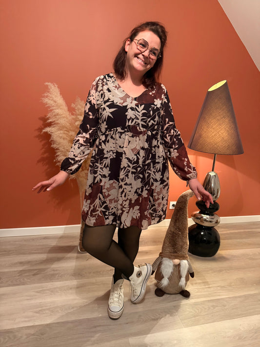 Robe courte Clemence 💚🤎🤍🖤