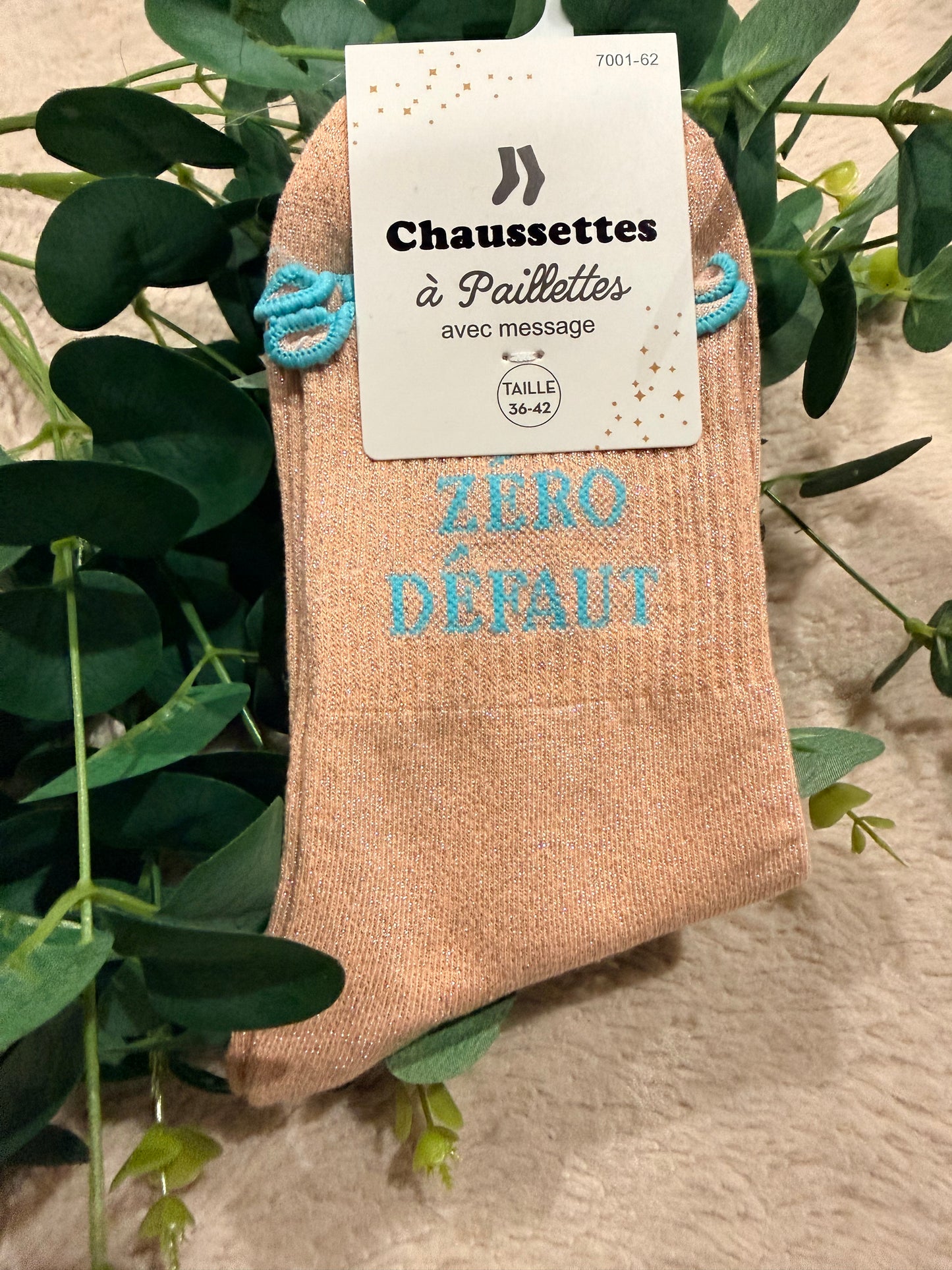 Chaussette à paillettes Zéro défaut 😁