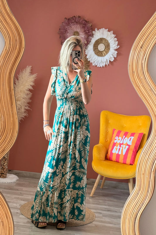 Robe feuillage Tomi