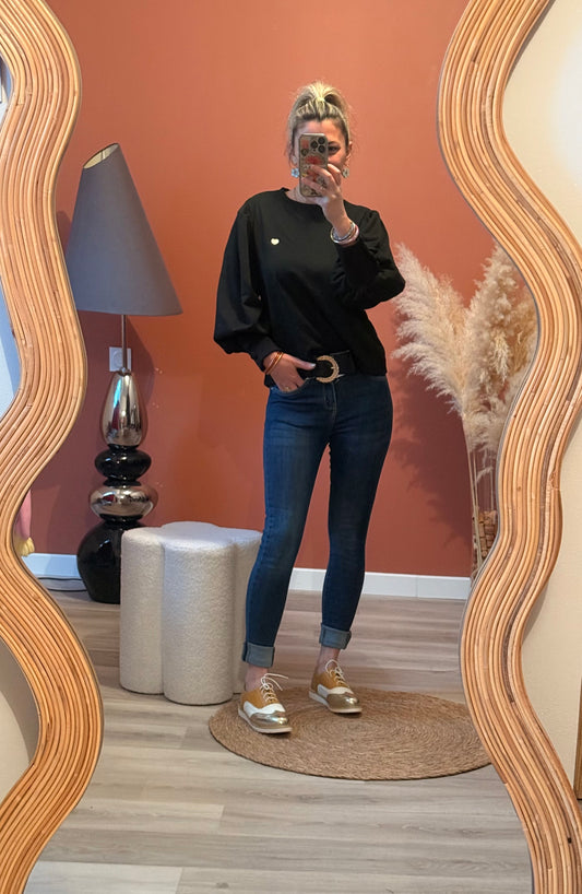 Sweat manches bouffantes 🖤